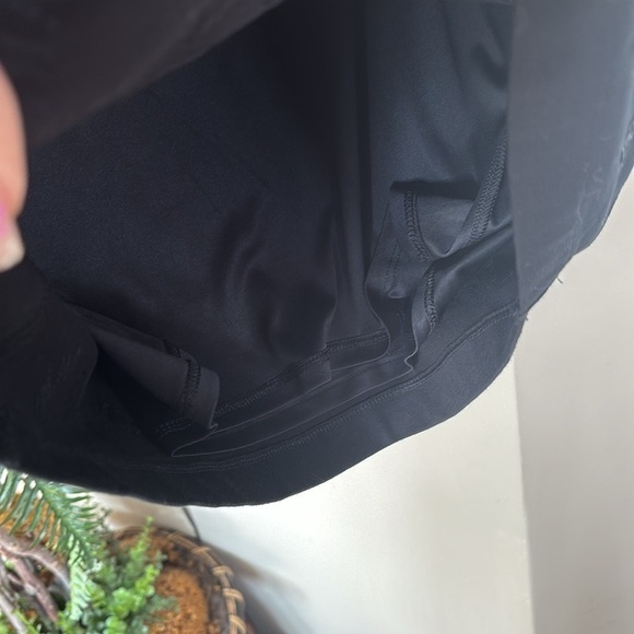 NWOT Express Black Mini Skirt Metallic Gray & Silver Tone Sequins Cotton Stretch - Picture 10 of 12